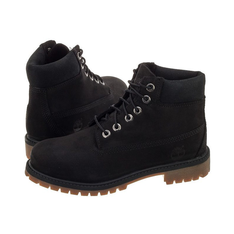 Timberland Youths 6 IN Premium WP Boot Black A11AV (TI48-a) aulinukai