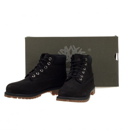 Timberland Youths 6 IN Premium WP Boot Black A11AV (TI48-a) aulinukai