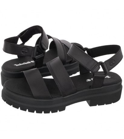 Timberland London Vibe Ankle Strap Sandal Black Full Grain 0A29MV 001 (TI102-a) sandaalid