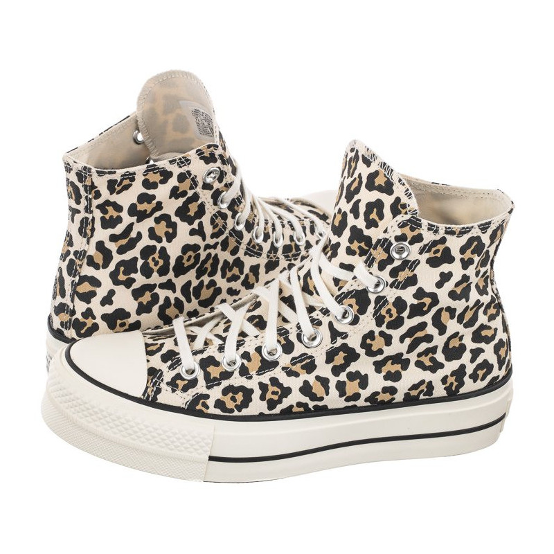 Converse CT All Star Lift Hi Driftwood/Light Fawn/Black 570915C (CO483-a) bateliai