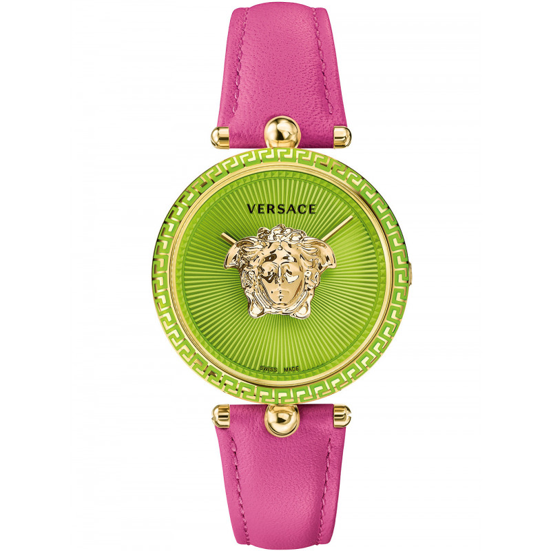 pink versace watch