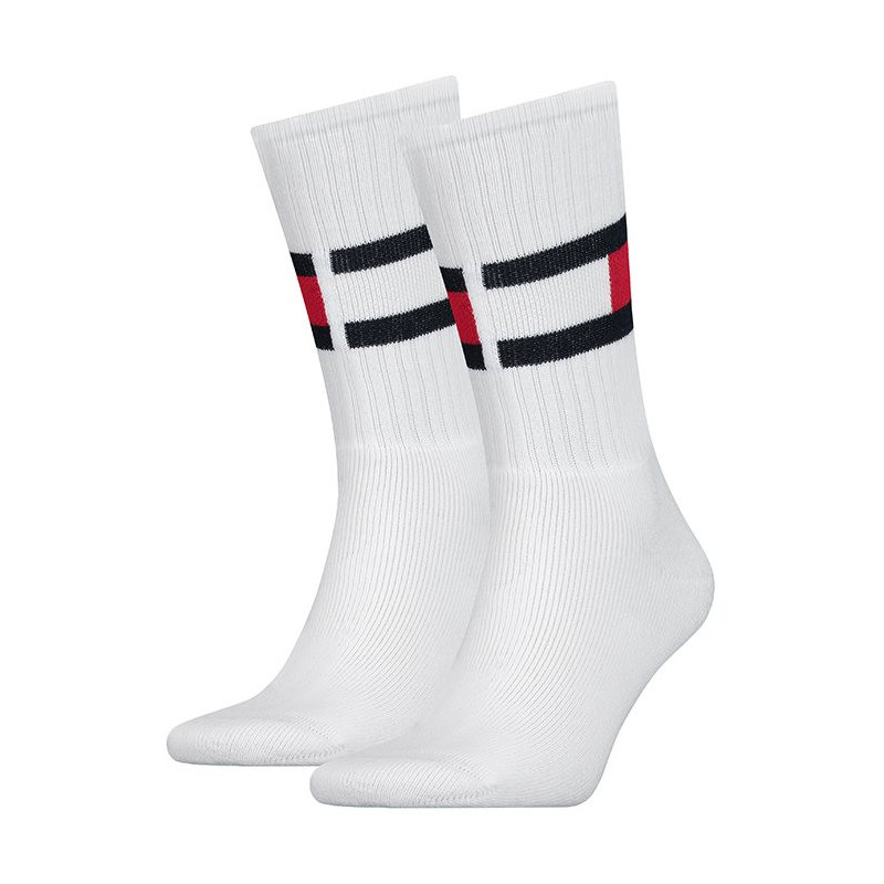 Tommy Hilfiger Flag 1P White 481985001 300 039 (TH313-a) kojinės