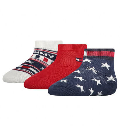 Tommy Hilfiger Baby Sock 3P Stars And S Tommy Original 701210510 001 019 (TH314-a) kojinės