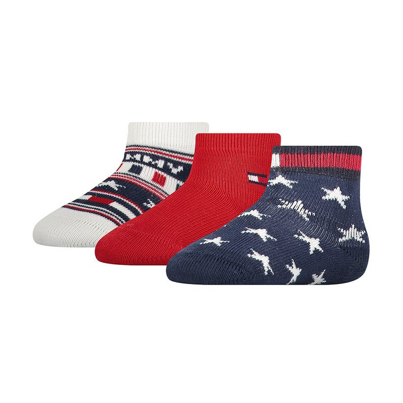 Tommy Hilfiger Baby Sock 3P Stars And S Tommy Original 701210510 001 019 (TH314-a) kojinės