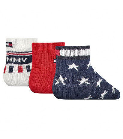 Tommy Hilfiger Baby Sock 3P Stars And S Tommy Original 701210510 001 019 (TH314-a) kojinės