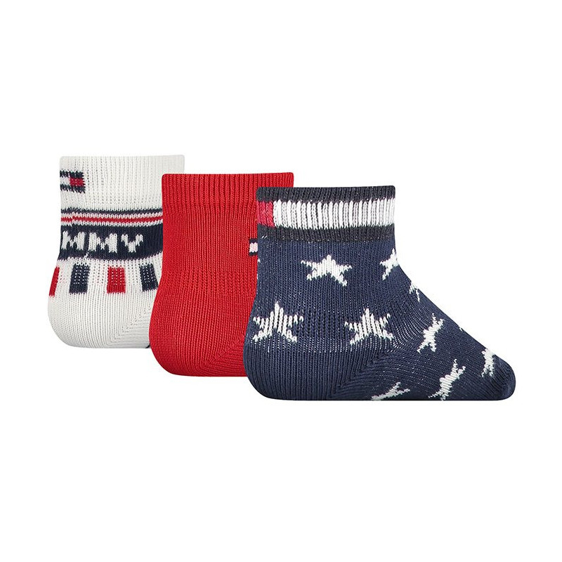 Tommy Hilfiger Baby Sock 3P Stars And S Tommy Original 701210510 001 019 (TH314-a) kojinės