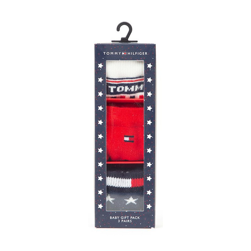 Tommy Hilfiger Baby Sock 3P Stars And S Tommy Original 701210510 001 019 (TH314-a) kojinės