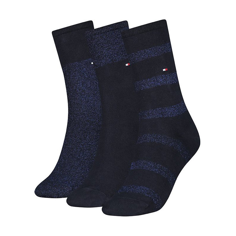 Tommy Hilfiger Women Sock 3P Navy 701210532 002 035 (TH316-a) socks