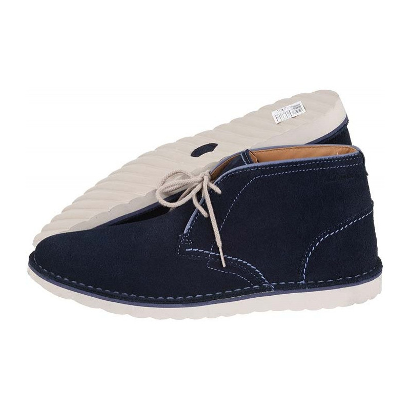 Clarks Manor Park Navy Suede 20349296 (CL7-a) apavi