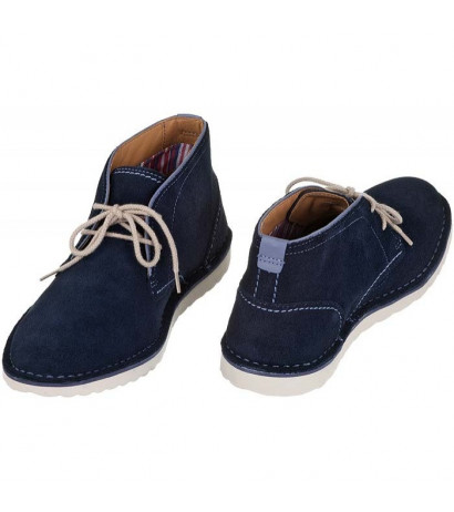 Clarks Manor Park Navy Suede 20349296 (CL7-a) apavi