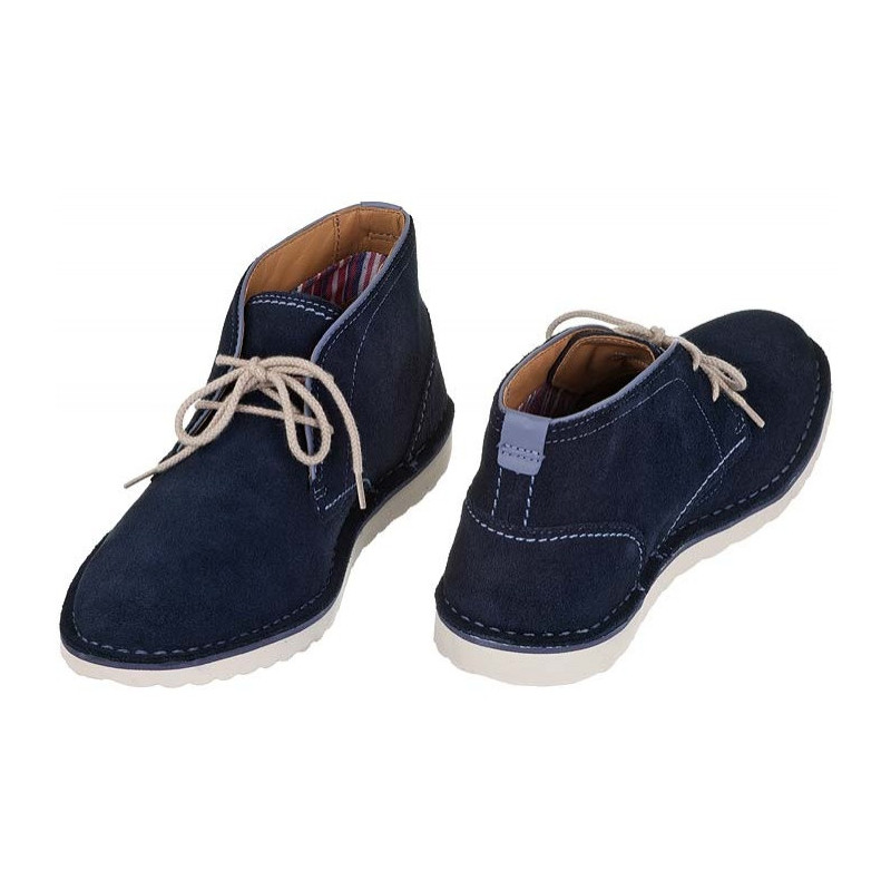 Clarks Manor Park Navy Suede 20349296 (CL7-a) apavi