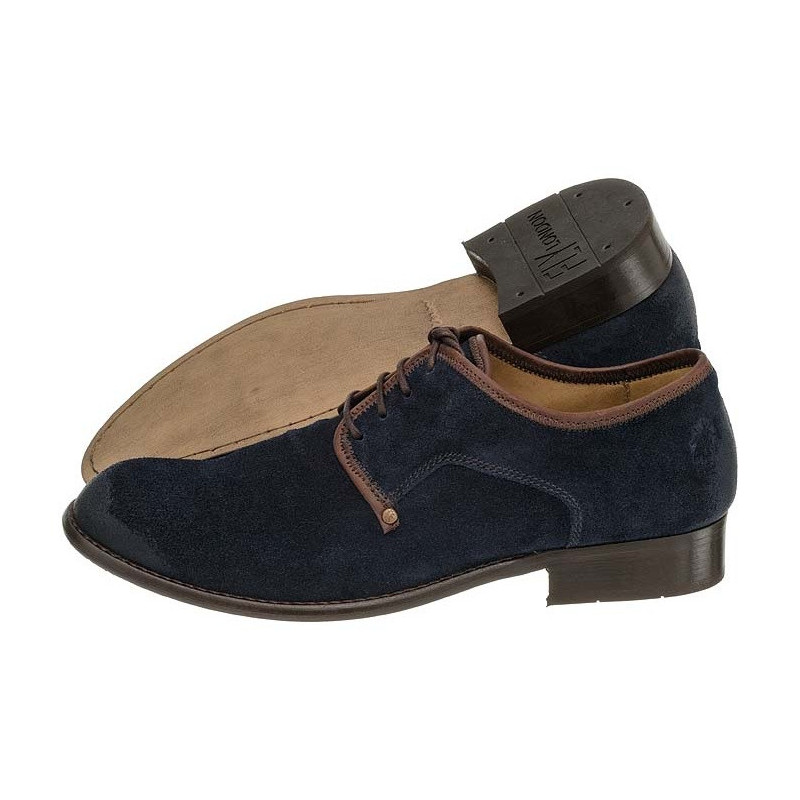 FLY London West Oil Suede Navy P141855009 (FL17-b) batai