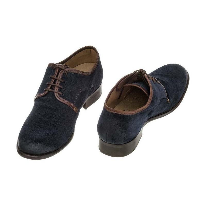 FLY London West Oil Suede Navy P141855009 (FL17-b) batai