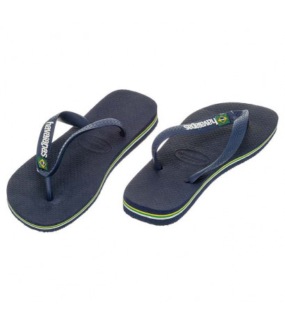 Havaianas Brasil Logo Marinho Navy Blue 4110850-0555 (HI1-b) apavi