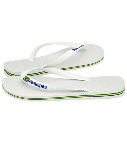 Havaianas Brasil Logo Branco White 4110850-0001 (HI1-f) šlepetės