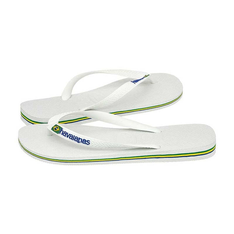 Havaianas Brasil Logo Branco White 4110850-0001 (HI1-f) apavi