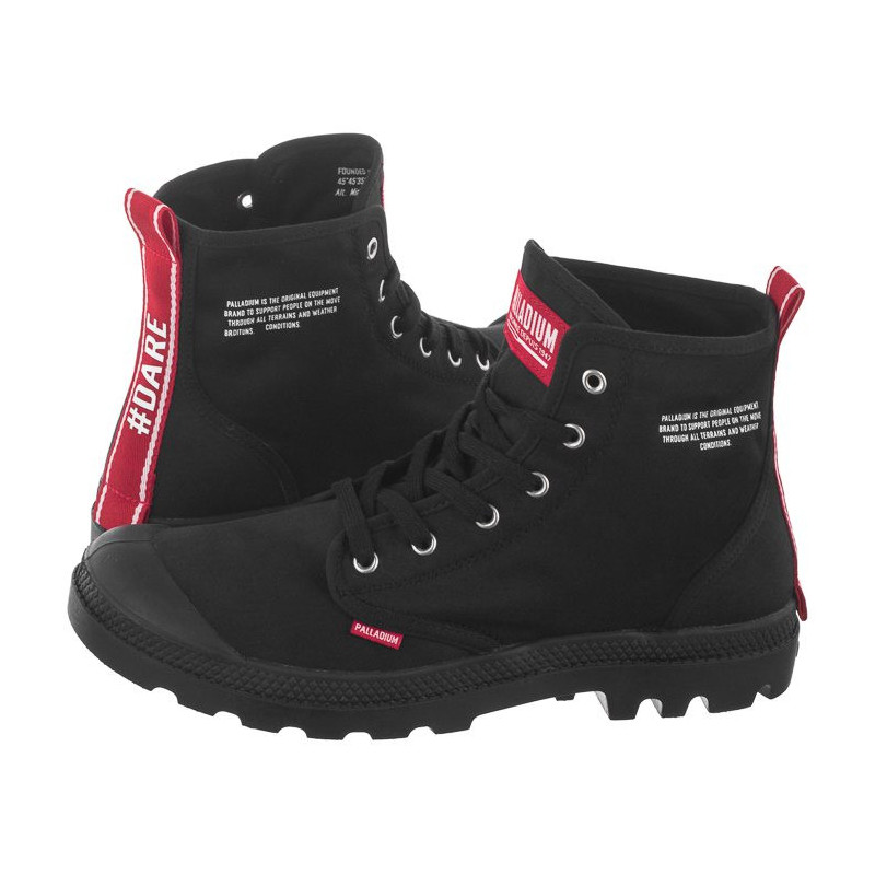 Palladium Pampa Hi Dare Black 76258-008-M (PA50-b) apavi