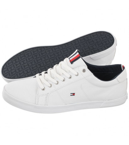 Tommy Hilfiger Iconic Long Lace Sneaker FM0FM01536-0K4 Triple White (TH112-d) sportiniai bateliai 