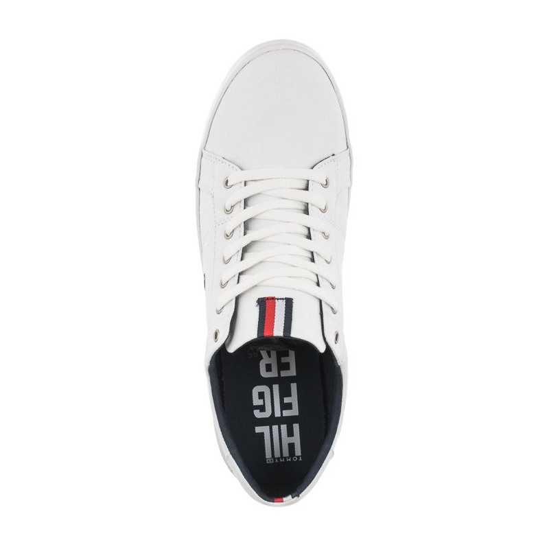 Tommy Hilfiger Iconic Long Lace Sneaker FM0FM01536-0K4 Triple White (TH112-d) sportiniai bateliai 