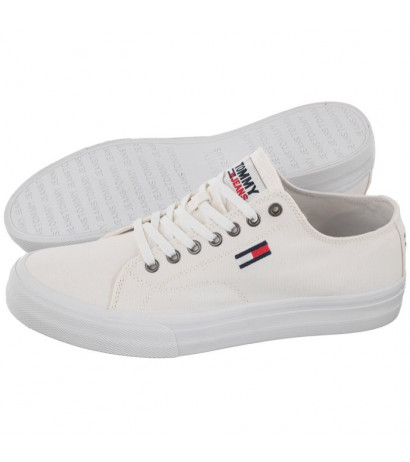 tommy jeans long lace up sneaker