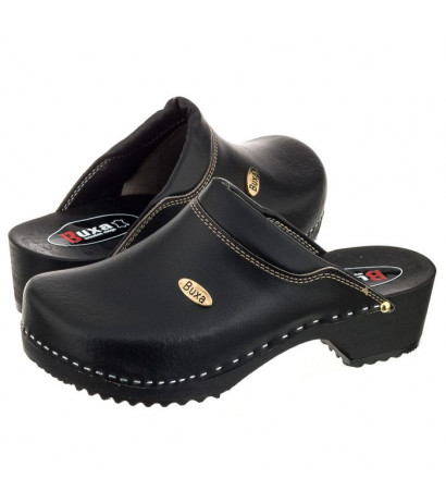 Buxa Supercomfort Czarne F10 (BX1-a) Sieviešu apavi/Flip Flops