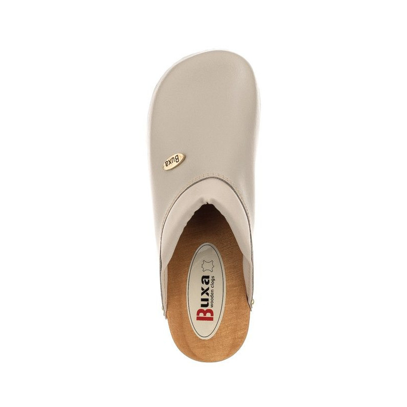 Buxa Supercomfort Beżowe F10 (BX1-e) Women's Shoes/Flip Flops