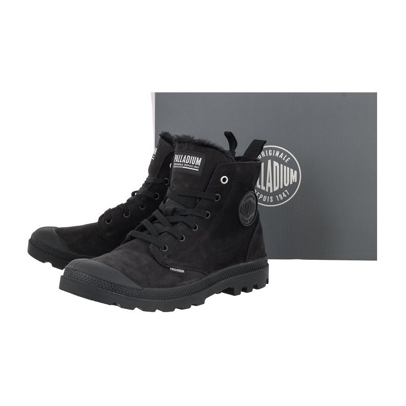 Palladium Pampa Hi Zip Wl All Black 05982-010-M (PA84-a) saapad