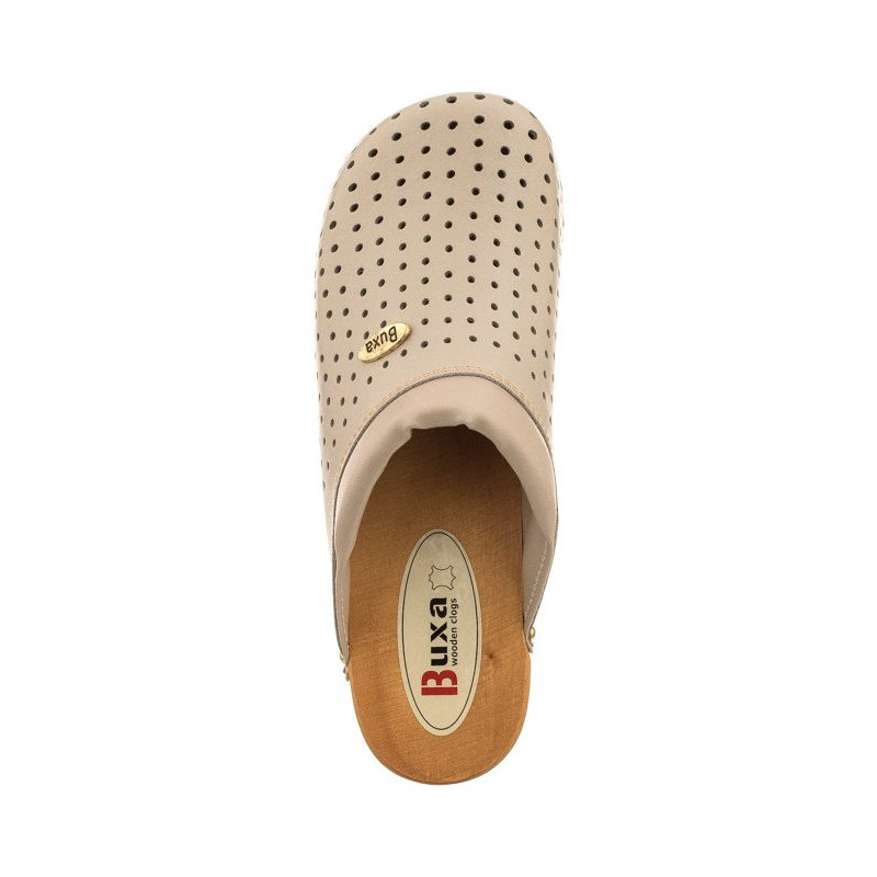 Buxa Supercomfort Beżowe F11 (BX2-e) Women's Shoes/Flip Flops