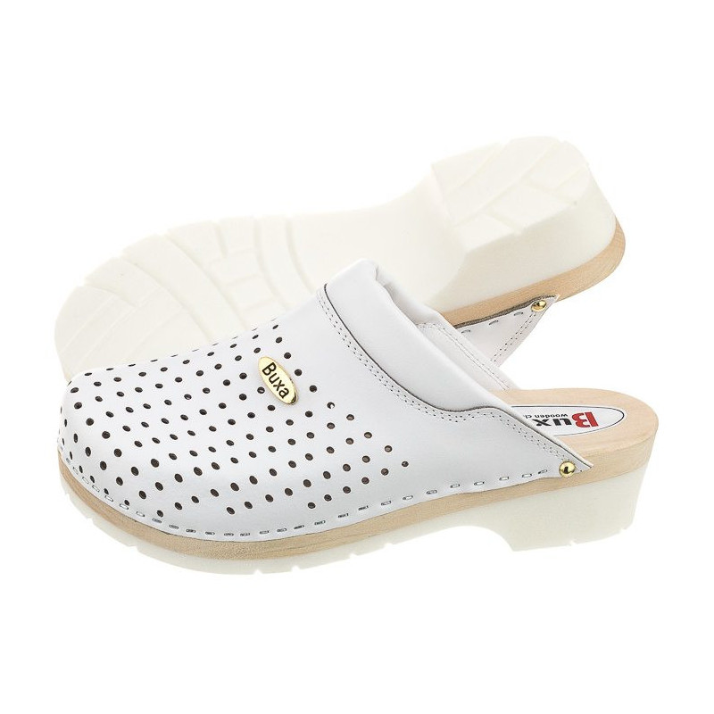 Buxa Supercomfort Białe FPU11 (BX4-b) Sieviešu apavi/Flip Flops