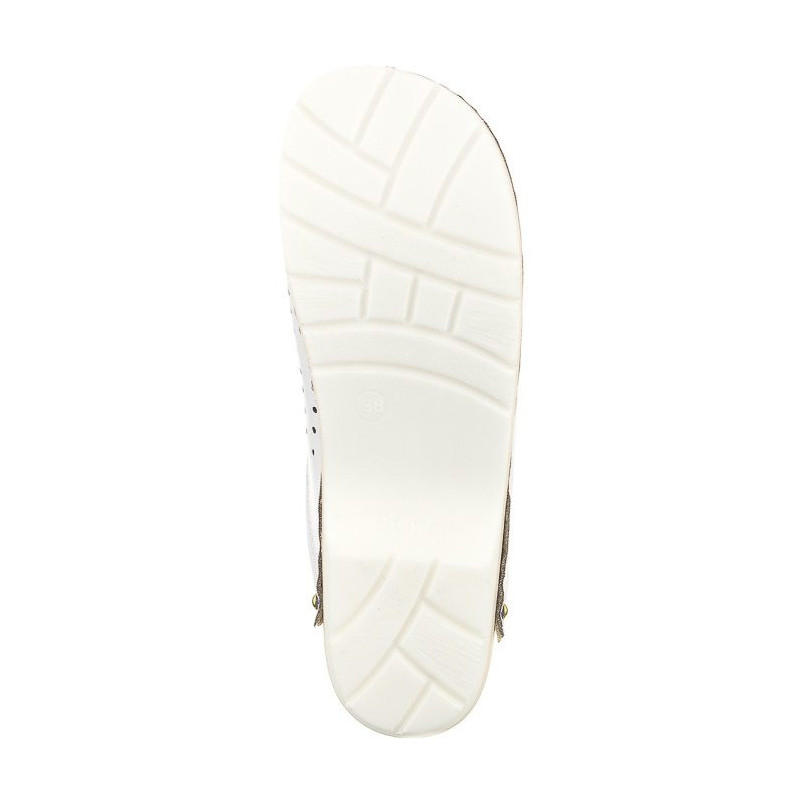 Buxa Supercomfort Białe FPU11 (BX4-b) Women's Shoes/Flip Flops