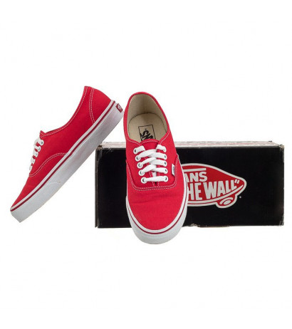 vans authentic red original