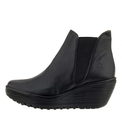 FLY London Yoss Mousse Black P500431000 (FL103-a) Boots