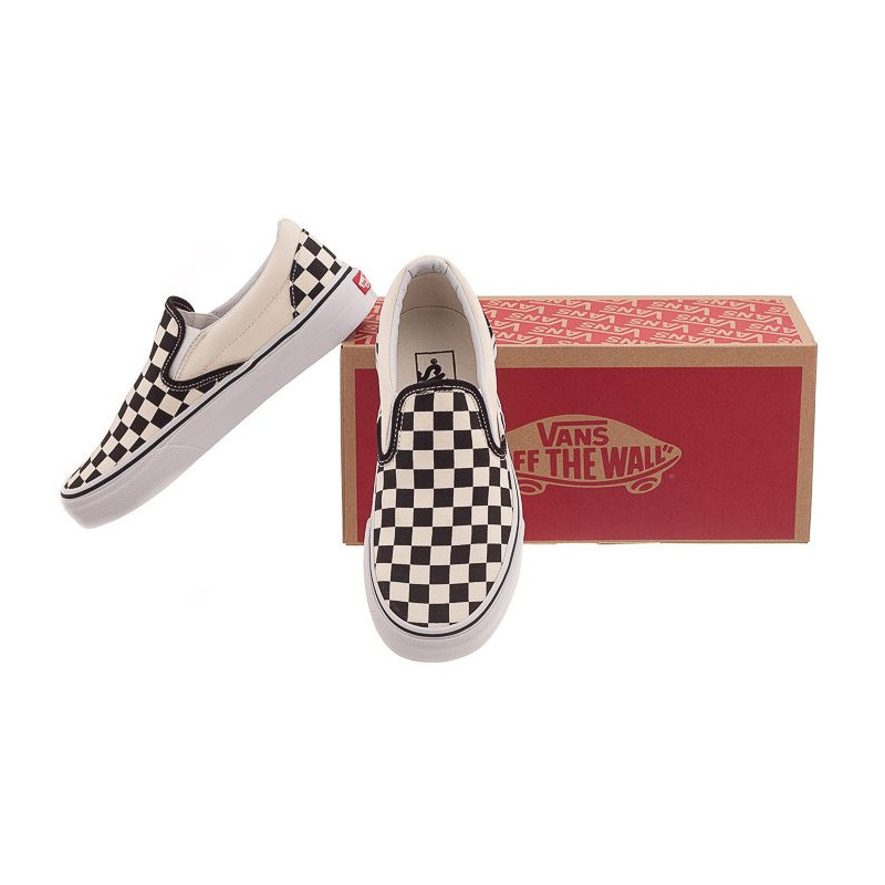 Vans Classic Slip-On Black and White VN-0EYEBWW (VA6-c) kingad