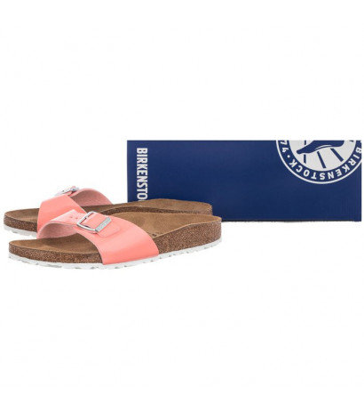 Birkenstock Madrid BS Patent Coral Peach 1019445 (BK6-m) Moteriški batai/šlepetės