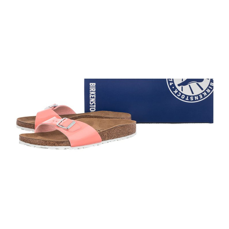 Birkenstock Madrid BS Patent Coral Peach 1019445 (BK6-m) Moteriški batai/šlepetės