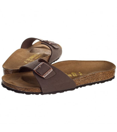 Birkenstock Madrid BF Nubuk Mocca 040093 (BK15-a) Women's Shoes/Flip Flops