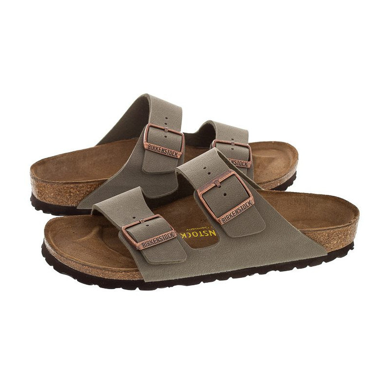 Birkenstock Arizona BF Nubuk Stone 151213 (BK19-b) Sieviešu apavi/Flip Flops