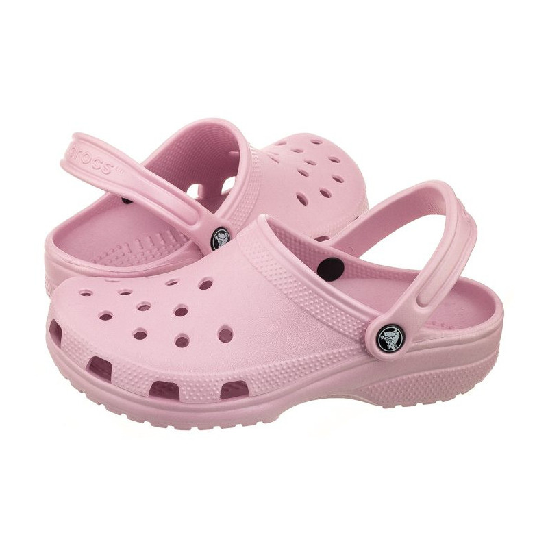 ladies pink crocs