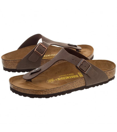 Birkenstock Gizeh BS Nubuk Mocca 043751 (BK29-b) flip flops