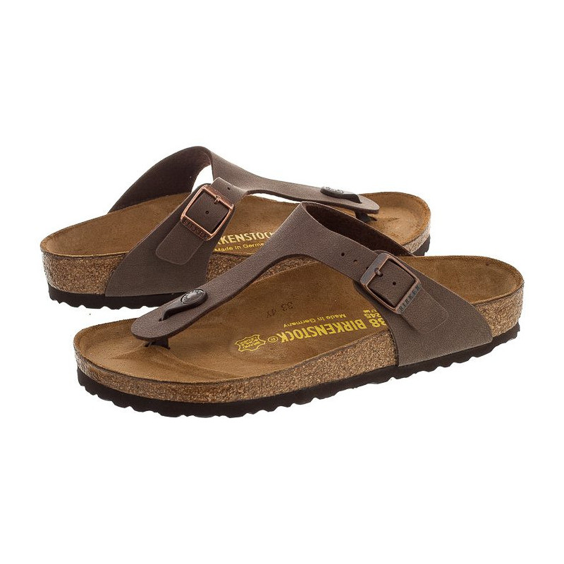 Birkenstock Gizeh BS Nubuk Mocca 043751 (BK29-b) šlepetės