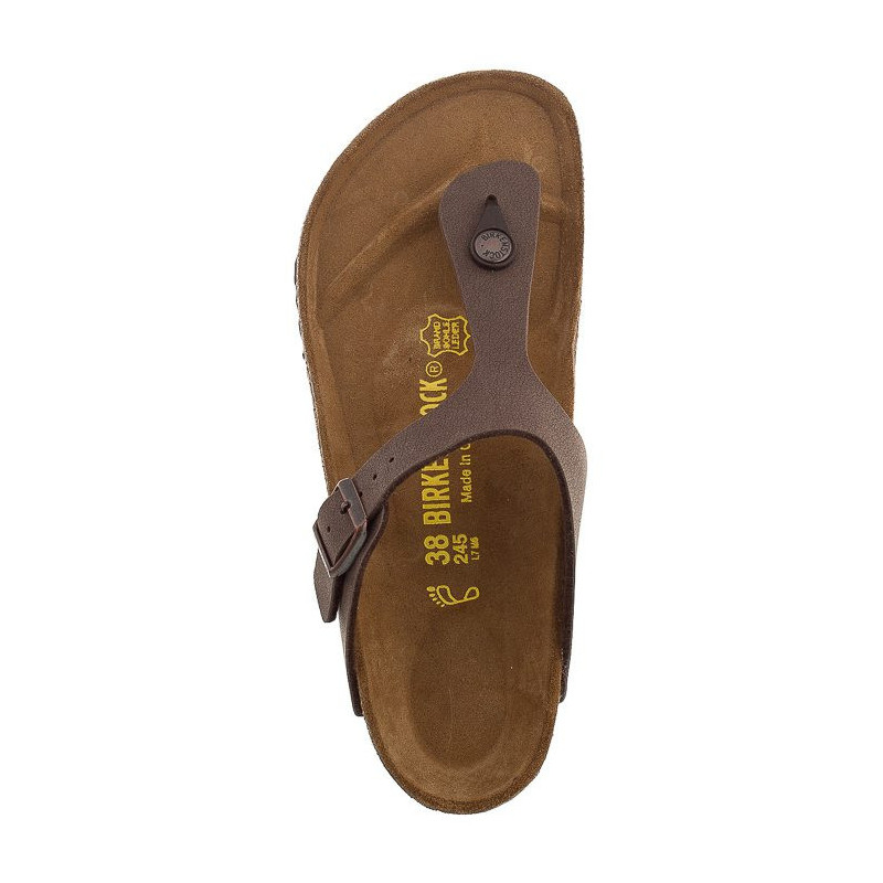 Birkenstock Gizeh BS Nubuk Mocca 043751 (BK29-b) šlepetės