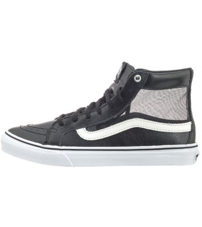 Vans SK8-Hi Slim Cutout (Mesh) Blk/Wht V4KZISJ (VA125-a) sporta apavi