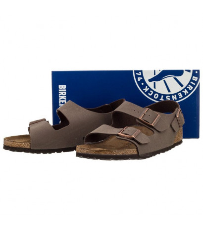 Birkenstock Milano BF Nubuck Mocca 634503 (BK43-b) sandals