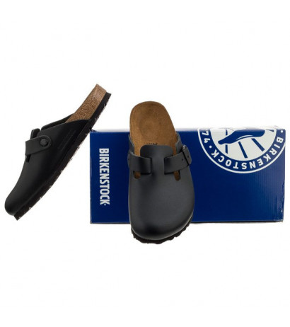 Birkenstock Boston Czarne 0060193 (BK53-a) Sieviešu apavi/Flip Flops