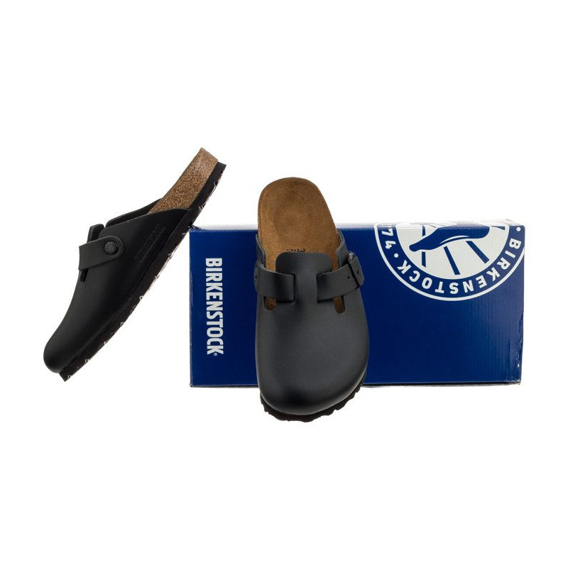 Birkenstock Boston Czarne 0060193 (BK53-a) Sieviešu apavi/Flip Flops