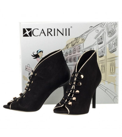 Carinii Czarne B3928 (CI214-a) shoes