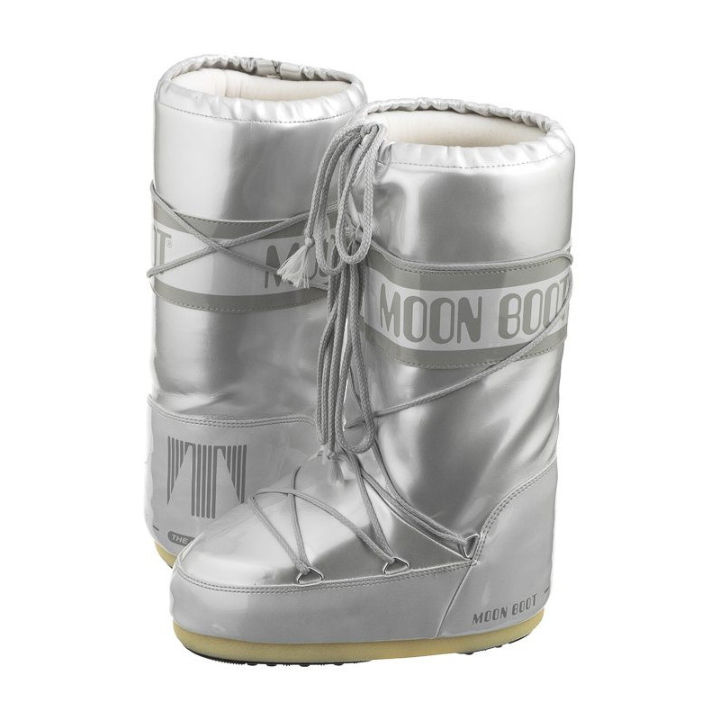 Moon Boot Icon Vinil Met White 14021400002 (MB21-d) apavi