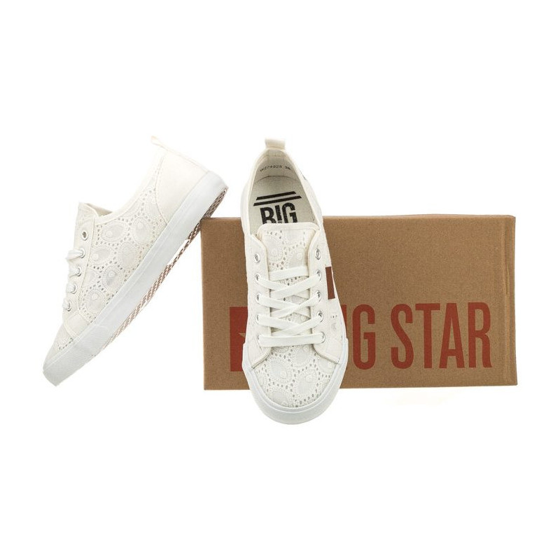 Big Star Białe Ażurowe W274925 (BI67-a) sneakers