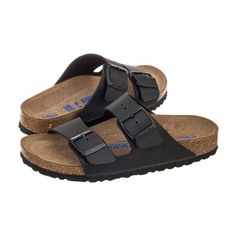 Birkenstock Arizona Soft Footbed Black 0551253 (BK61-a) Women's Shoes/Flip Flops