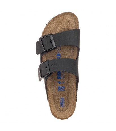 Birkenstock Arizona Soft Footbed Black 0551253 (BK61-a) Women's Shoes/Flip Flops